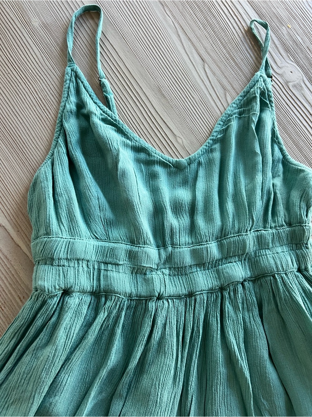 O'Neill Green Spaghetti-Strap Camisole Top - Picture 2 of 8